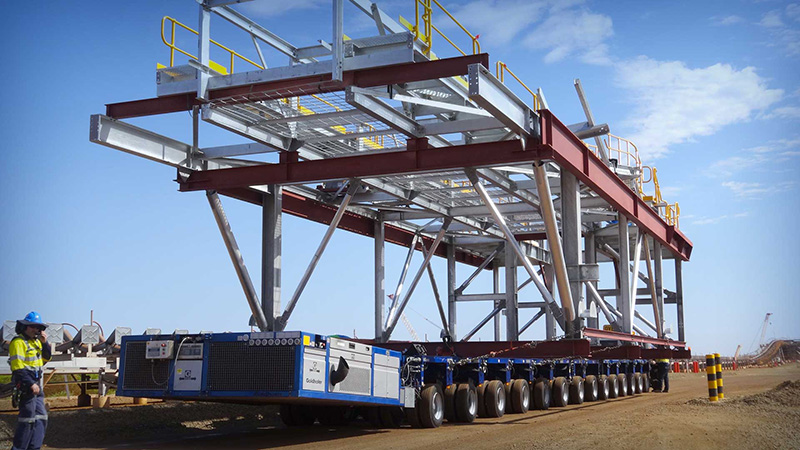 Remolque modular autopropulsado