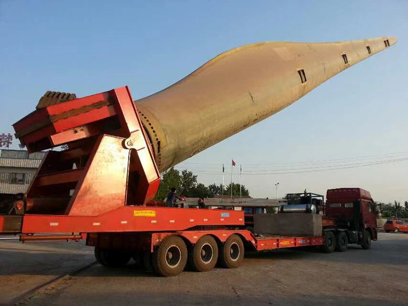 Tráiler de la torre eólica