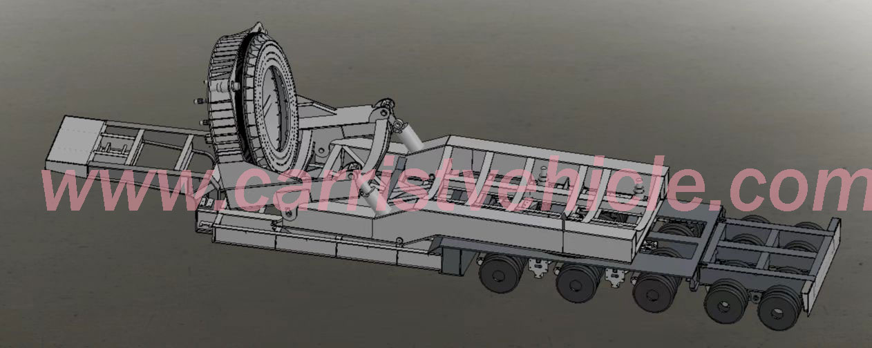 remolque de palas de viento