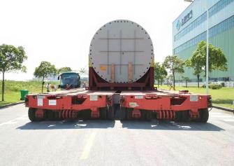 Remolque hidráulico de 3 ejes