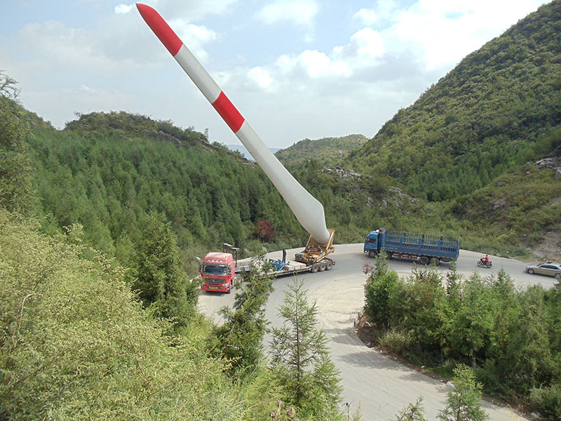 Tráiler de la torre eólica Wind Tower Trailer