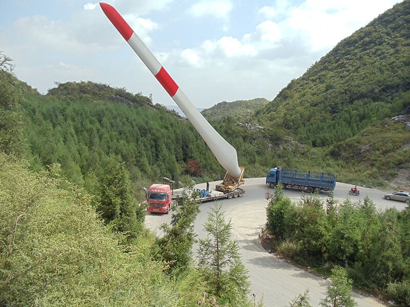 Levantador de palas de molino de viento Windmill blade lifter
